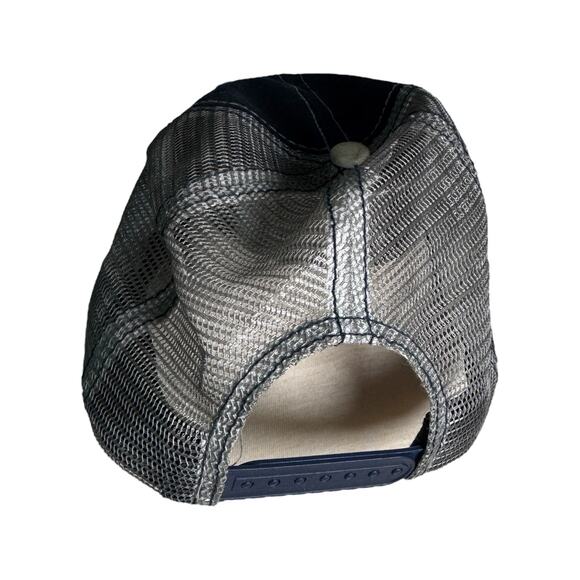Ford H3 Headwear Mesh Trucker Cap Navy Cream Adjustable - Picture 2 of 4